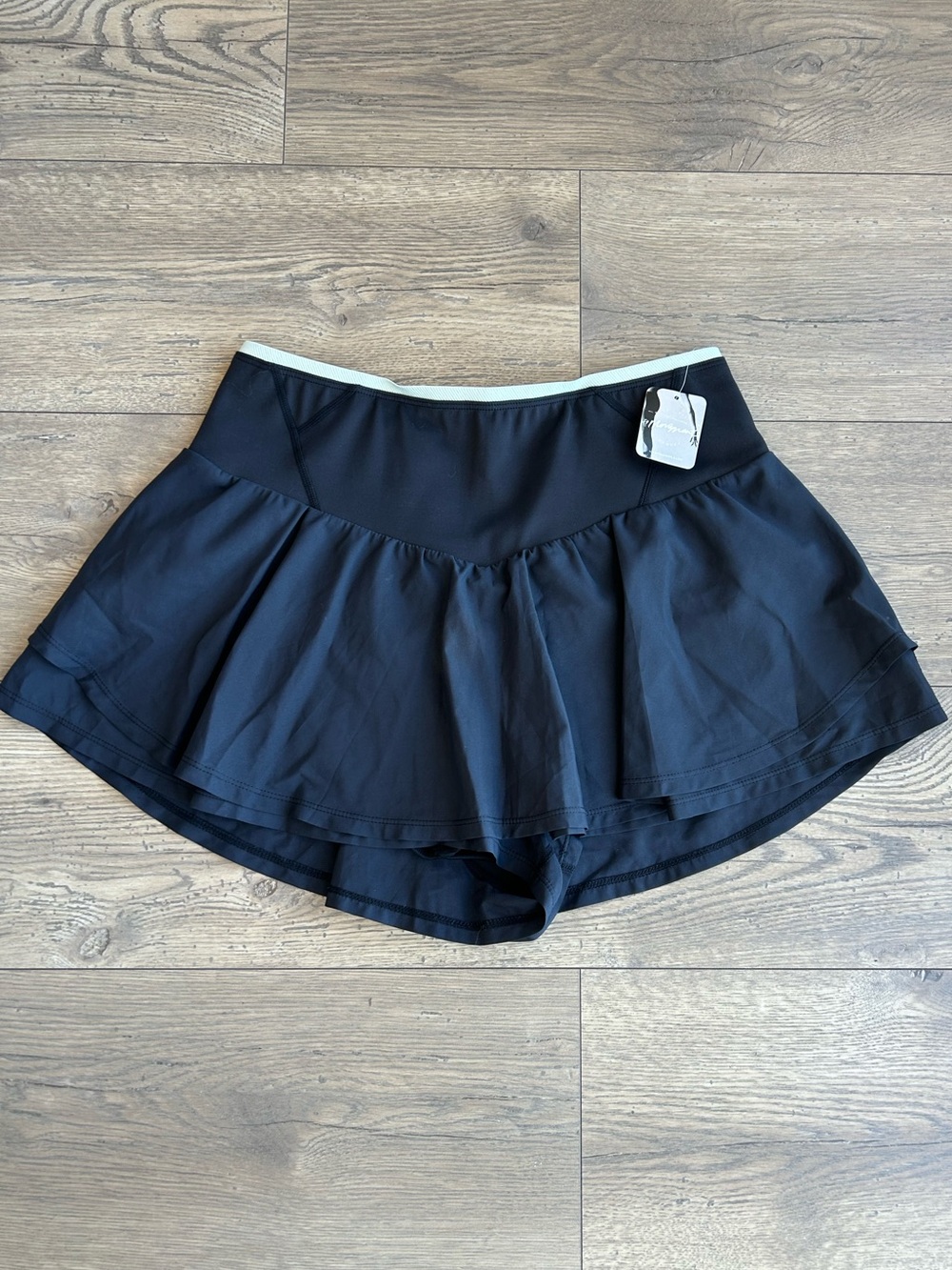 FP Movement Black Athletic Skort with Built-In Shorts NWT
